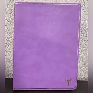 Papyrus Hummingbird Purple Notebook Journal with Gold Accent